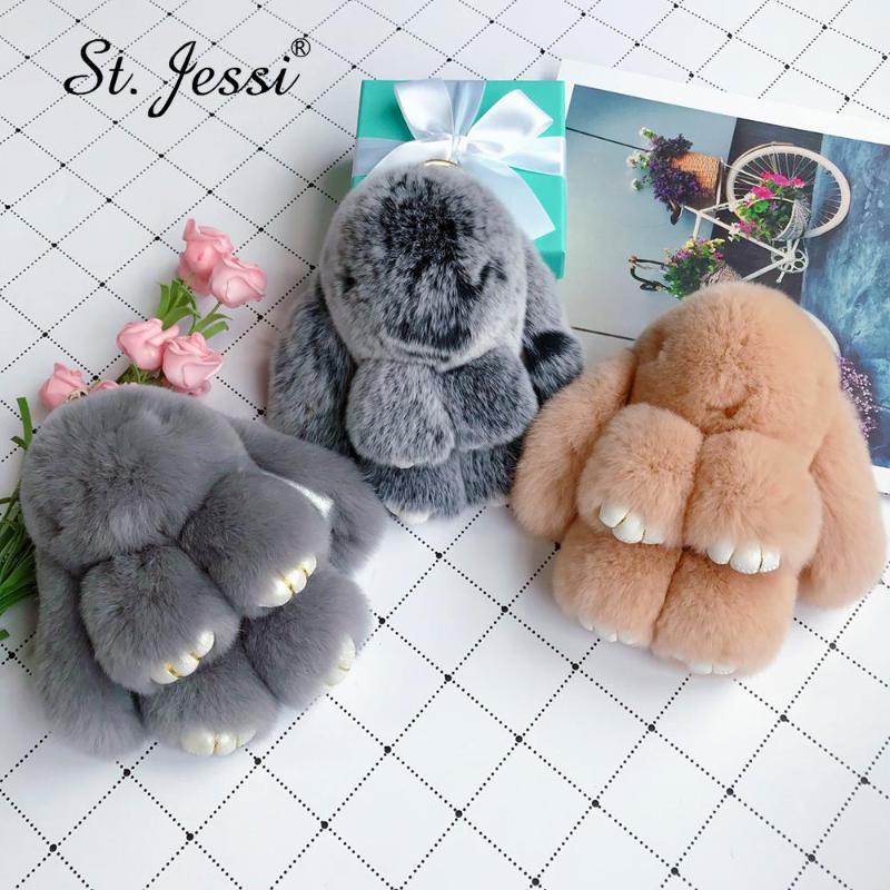 18CM Cute Plush Keychain 100% Real Rex Fur Pom Pom Ladys Girls Bag Car Key Mobile Phone Accessories Keyring
18CM Cute Plush Keychain 100% Real Rex Fur Pom Pom Ladys Girls Bag Car Key Mobile Phone Accessories Keyring