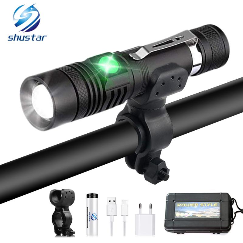 Bike Lights Super Bright Rechargeable Bicycle Light LED 4 Mode Support Zoom Using 18650 Battery Cycling Lighting
Bike Lights Super Bright Rechargeable Bicycle Light LED 4 Mode Support Zoom Using 18650 Battery Cycling Lighting