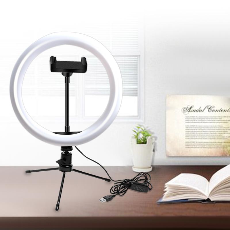 26cm/18cm Ring Light Photographic Lighting 3 Modes Light For Photo Tripod 0.6m Stand Usb Plug New Arrival Ring For Camera
26cm/18cm Ring Light Photographic Lighting 3 Modes Light For Photo Tripod 0.6m Stand Usb Plug New Arrival Ring For Camera