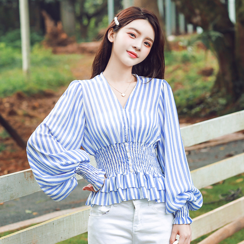 korean blue striped chiffon blouses women long sleeve autumn tops and blouses casual vintage shirts chemisier femme blusas
korean blue striped chiffon blouses women long sleeve autumn tops and blouses casual vintage shirts chemisier femme blusas