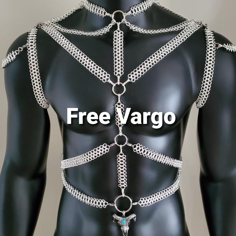 Sexy Man Sliver Chain Body Harness Rave Chest Chain Harness Top Costumes Musical Festival Wear Singer Dancer Stage Outfits Gear, Silver
Sexy Man Sliver Chain Body Harness Rave Chest Chain Harness Top Costumes Musical Festival Wear Singer Dancer Stage Outfits Gear, Silver
