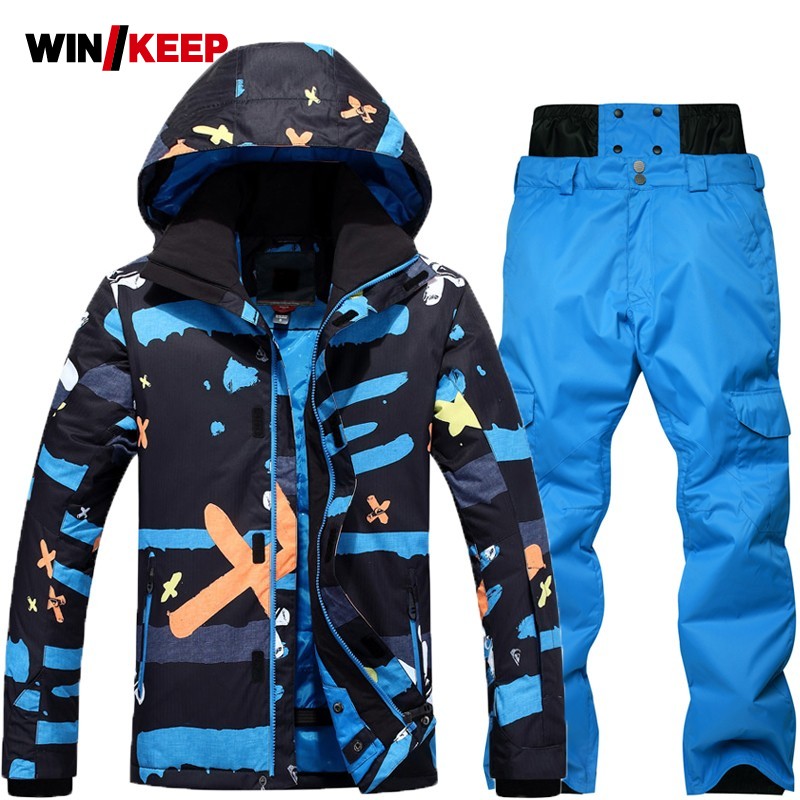 2020 New Printed Men Outdoor Snowboarding Tracksuit Winter High Waist Snow Pants Waterproof Jacket Set Camping Skiing Sport Suit
2020 New Printed Men Outdoor Snowboarding Tracksuit Winter High Waist Snow Pants Waterproof Jacket Set Camping Skiing Sport Suit