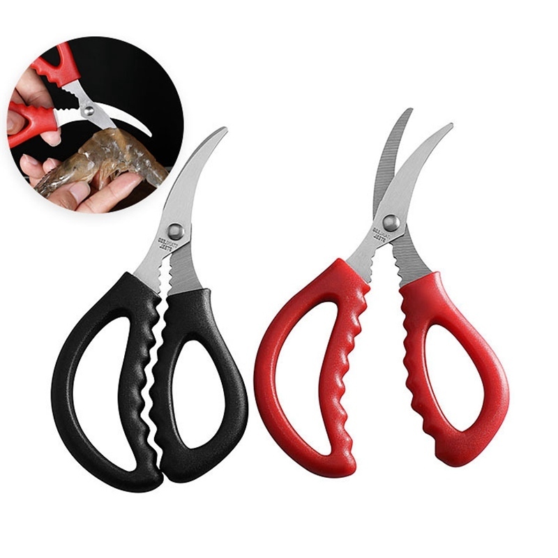 Stainless Steel Sharp Seafood Shears Shrimp Seafood Shells Scissors Kitchen Shears Tools Lobster Fish Shrimp Crab Scissors Tijeras
Stainless Steel Sharp Seafood Shears Shrimp Seafood Shells Scissors Kitchen Shears Tools Lobster Fish Shrimp Crab Scissors Tijeras