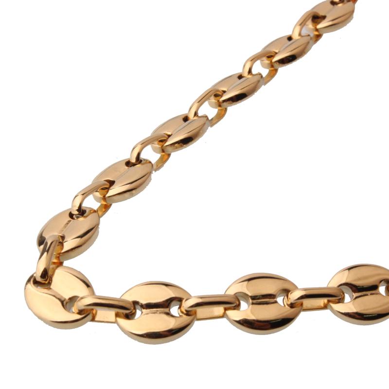 7"-40" 7mm 9mm 11mm High Polishing Gold Color Stainless Steel Coffee Beans Link Chain Womens Mens Necklace Or Bracelet Jewelry
7"-40" 7mm 9mm 11mm High Polishing Gold Color Stainless Steel Coffee Beans Link Chain Womens Mens Necklace Or Bracelet Jewelry