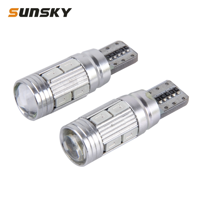

Car Clearance Lights LED Lamp T10 6W 10 SMD 5630 LED Error-Free Canbus Car Clearance Lights Lamp Parking Light, As pic