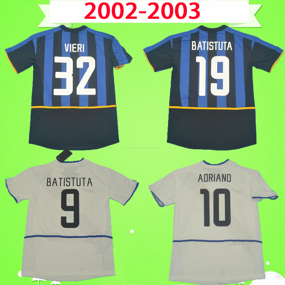 2002 2003 Retro soccer jersey RECOBA KALLON BIAGIO football shirt MORFEO GULY home away classic Vintage Maglia da calcio VIERI CRESPO, Retro 2002 2003
2002 2003 Retro soccer jersey RECOBA KALLON BIAGIO football shirt MORFEO GULY home away classic Vintage Maglia da calcio VIERI CRESPO, Retro 2002 2003