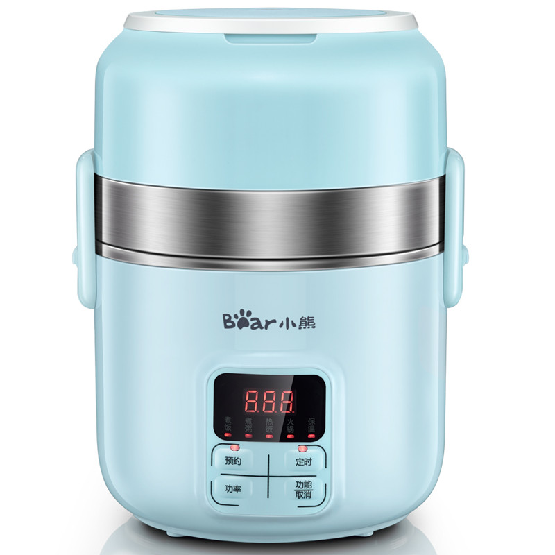 Intelligent Rice Cooker Double Layer Electric Lunch Box Pot DIY Office Student Reservation Timing Portable Cooking Rice Steamer
Intelligent Rice Cooker Double Layer Electric Lunch Box Pot DIY Office Student Reservation Timing Portable Cooking Rice Steamer