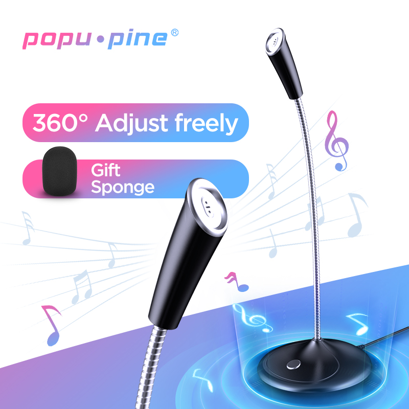 Popu Pine Computer microphone 360° adjust freely Speech Microphone Gaming Chatting USB Desktop PC Laptop
Popu Pine Computer microphone 360° adjust freely Speech Microphone Gaming Chatting USB Desktop PC Laptop