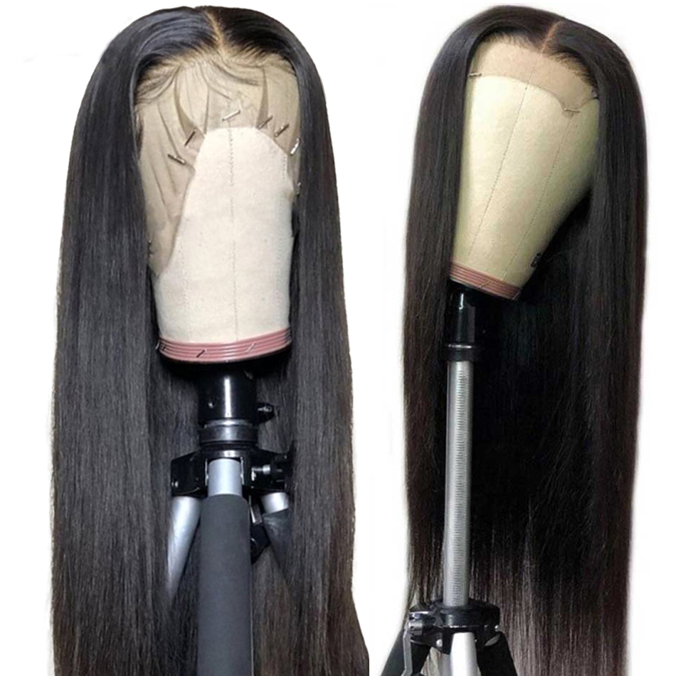 Brazilian Silky Straight Lace Front Human Hair Wigs 130 Density Glueless Full Lace Wig with Baby Hair Natural Hair, Natural color
Brazilian Silky Straight Lace Front Human Hair Wigs 130 Density Glueless Full Lace Wig with Baby Hair Natural Hair, Natural color