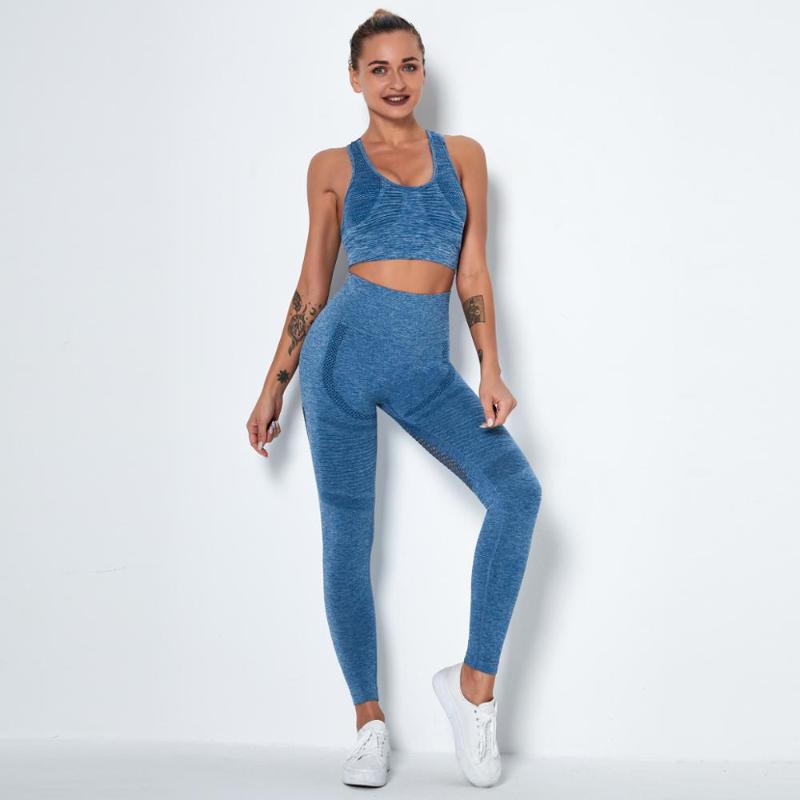 Seamless Yoga Set Women Fitness Clothing Gym Leggings+Cropped Shirts Sports Suit Gym Set Women Workout Clothes Tracksuit, Dark grey set
Seamless Yoga Set Women Fitness Clothing Gym Leggings+Cropped Shirts Sports Suit Gym Set Women Workout Clothes Tracksuit, Dark grey set