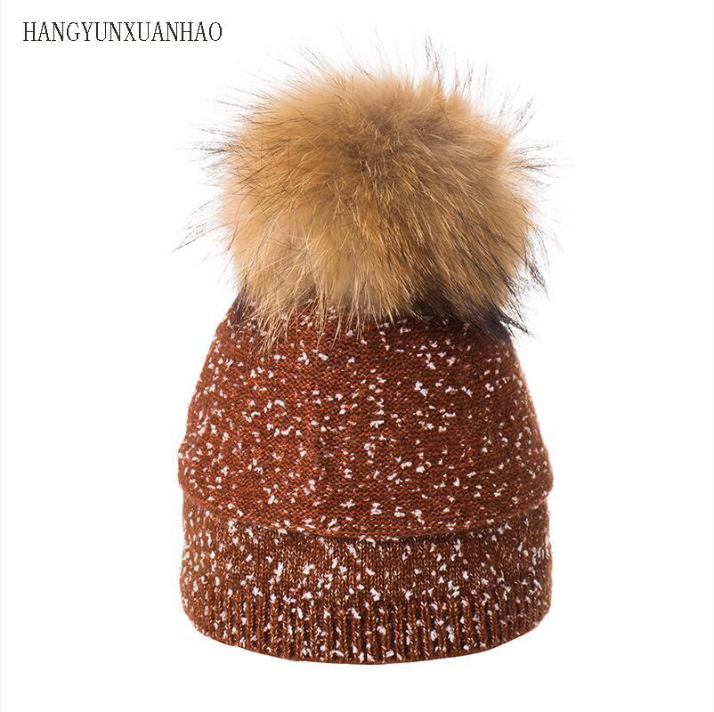 Beanie/Skull Caps HANGYUNXUANHAO Winter Women Real Fur Pom Hats Wool Knitted Thick Warm Beanies Hat Lady Fashion Ski, Navy
Beanie/Skull Caps HANGYUNXUANHAO Winter Women Real Fur Pom Hats Wool Knitted Thick Warm Beanies Hat Lady Fashion Ski, Navy