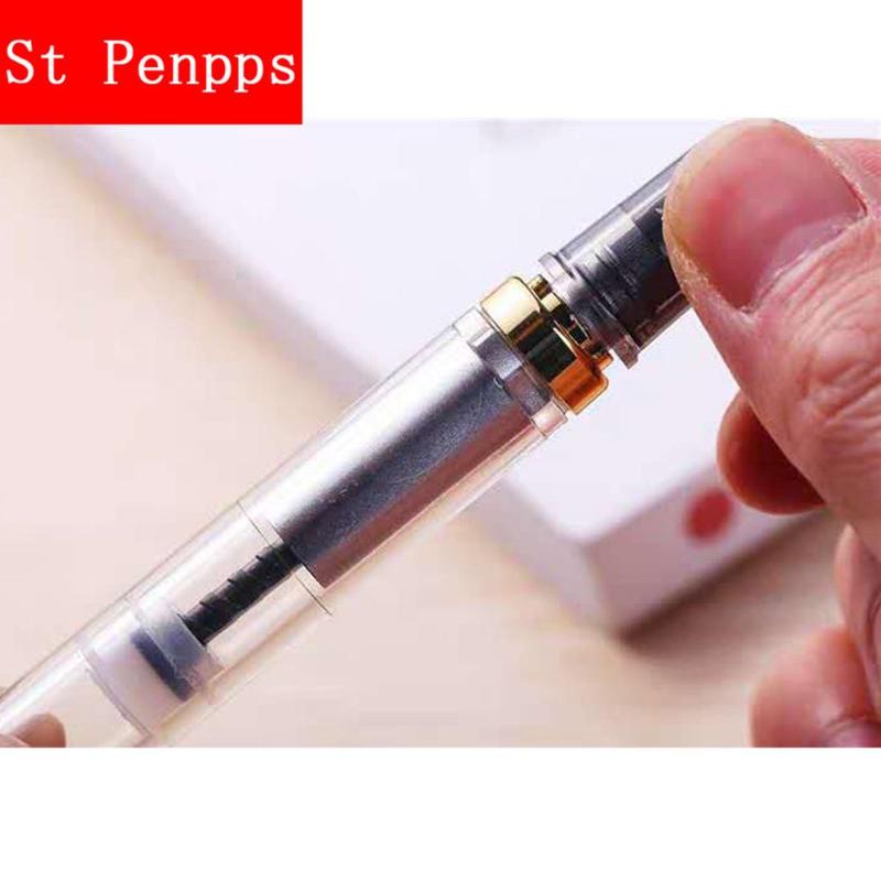 Wing Sung Piston Fountain Pen Transparent Ink Pen M Nib Golden Clip Stationery Student Office school supplies Writing Gift, Red
Wing Sung Piston Fountain Pen Transparent Ink Pen M Nib Golden Clip Stationery Student Office school supplies Writing Gift, Red