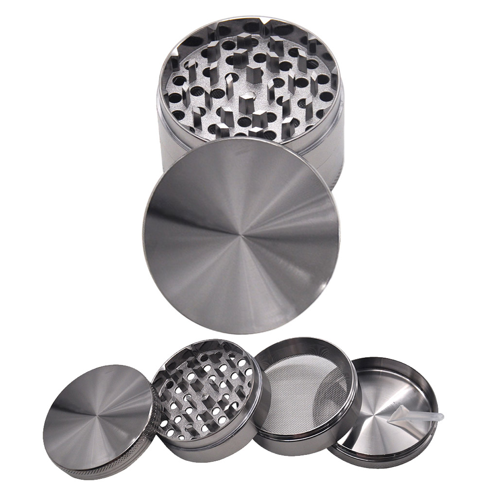 63mm Zinc Metal Herb Grinder Smoking Accessories Tobacco Grinders for Dry Herbs Herbal Crusher Mill Muller 4 Parts
63mm Zinc Metal Herb Grinder Smoking Accessories Tobacco Grinders for Dry Herbs Herbal Crusher Mill Muller 4 Parts