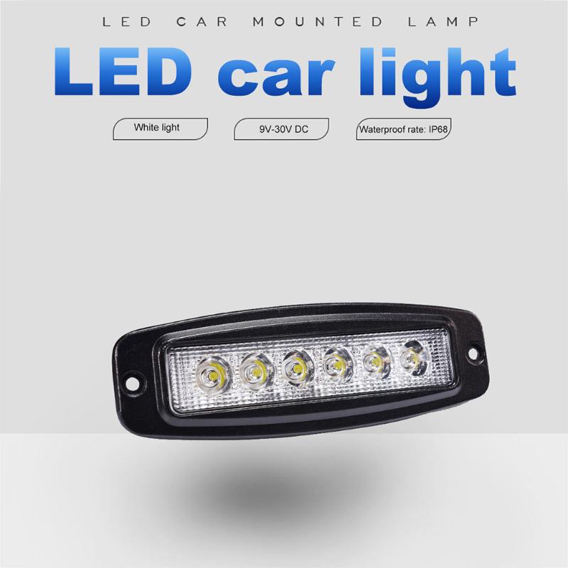 7.3 Inch 18W 6 Led Work Light Car Light For 4x4 Trucks Off-road Car Accessories 3500 LM 6000K For 4WD Offroad SUV UTV ATV
7.3 Inch 18W 6 Led Work Light Car Light For 4x4 Trucks Off-road Car Accessories 3500 LM 6000K For 4WD Offroad SUV UTV ATV
