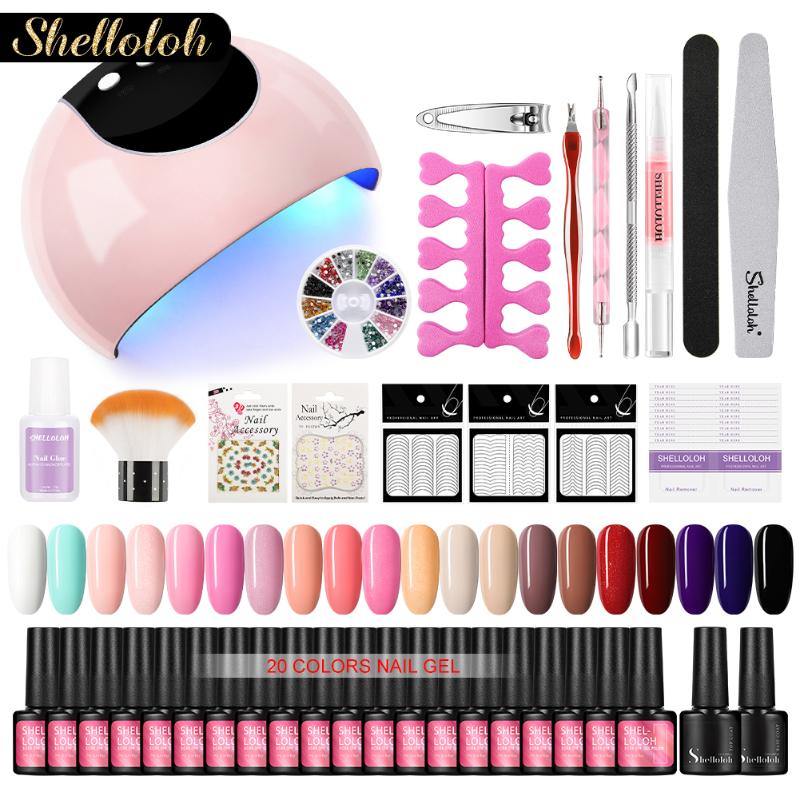 SHELLOLOH 7ML Manicure Set Nail Gel Polish Kit Varnish Nail Art Sets UV Lamp Dryer Tools For Manicure Tools kit
SHELLOLOH 7ML Manicure Set Nail Gel Polish Kit Varnish Nail Art Sets UV Lamp Dryer Tools For Manicure Tools kit