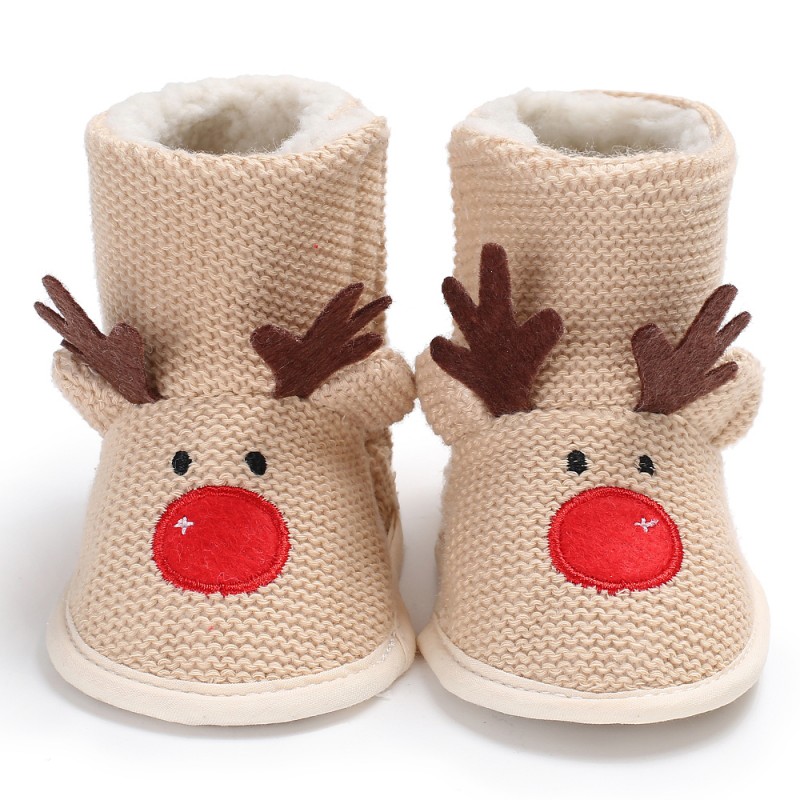 2020 Christmas Deer Winter Warm Baby Newborns Lovely Shoes First Walkers Baby Boy Shoes Sweaters Boots Booty For -1 Year, As show
2020 Christmas Deer Winter Warm Baby Newborns Lovely Shoes First Walkers Baby Boy Shoes Sweaters Boots Booty For -1 Year, As show