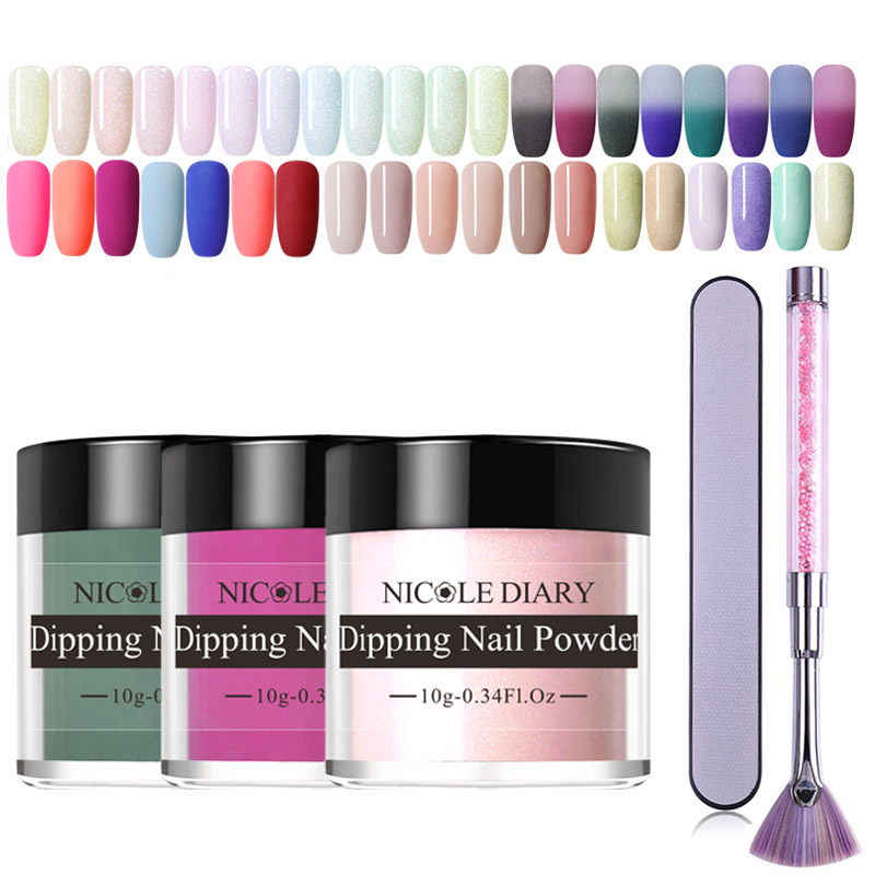 NICOLE DIARY 12pcs Dipping Nail Powder Kits Dip Nail Glitter Powder Luminous Matte Gradient Pigment Dust Sequins
NICOLE DIARY 12pcs Dipping Nail Powder Kits Dip Nail Glitter Powder Luminous Matte Gradient Pigment Dust Sequins