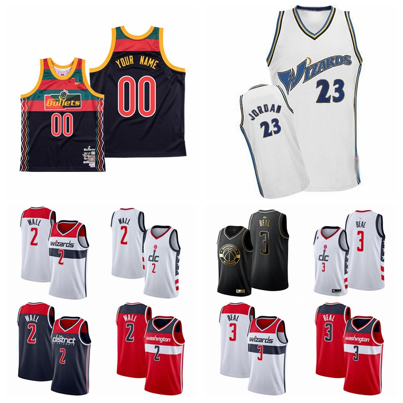 Men Youth Washington Bullets 23 JD 3 Beal 2 Wall Mitchell & Ness Blue White Hardwoods Classics Jersey, Wine red
Men Youth Washington Bullets 23 JD 3 Beal 2 Wall Mitchell & Ness Blue White Hardwoods Classics Jersey, Wine red