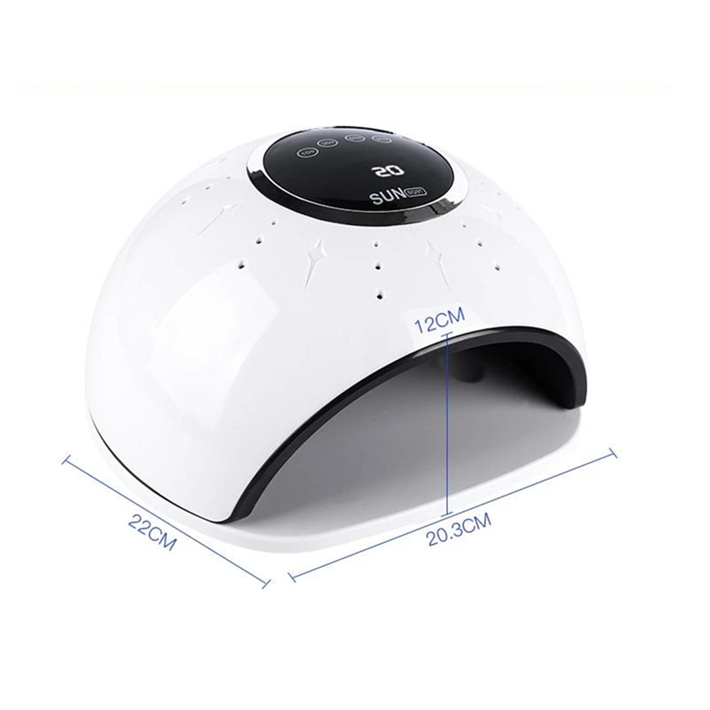 SUN BQ9T 72W UV LED Manicure Lamp Nail Dryer Fast Curing All Gels LCD Display Nail Salon Tools 10S 30S 60S 99S Two Hands Use