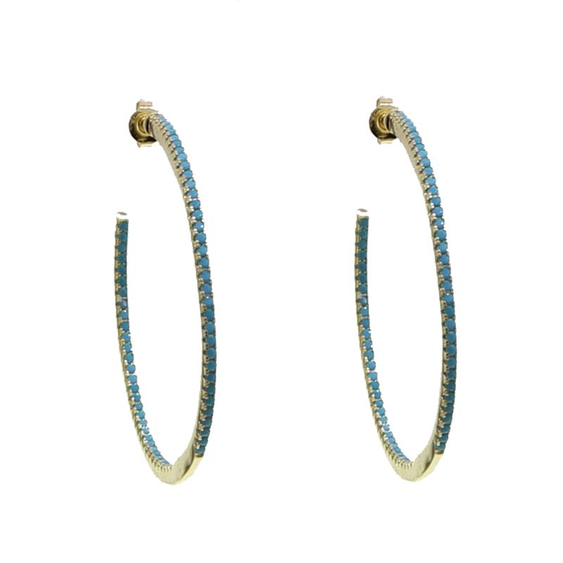 geometric blue turquoises stone circle hoop earring simple classic fashion women jewelry
geometric blue turquoises stone circle hoop earring simple classic fashion women jewelry