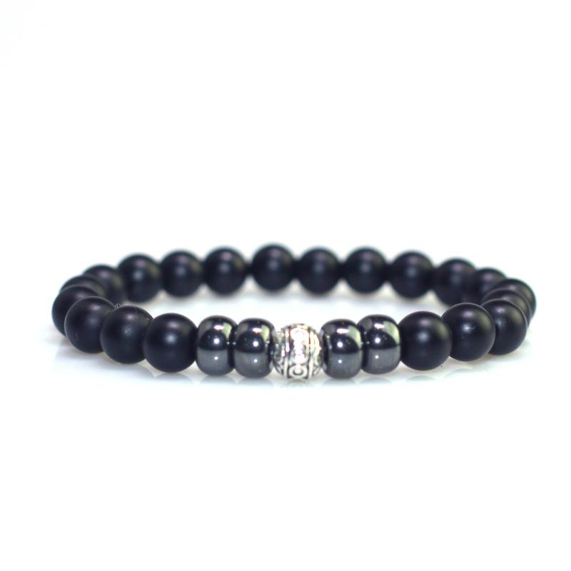 Men's Health Care Bracelet Black 8MM Matte Stone Shine Stone Volcanic Yoga Bracelet 2020 New male Hematite
Men's Health Care Bracelet Black 8MM Matte Stone Shine Stone Volcanic Yoga Bracelet 2020 New male Hematite