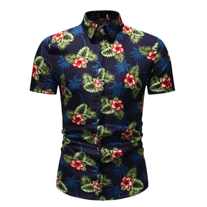 2020 Summer hawaiian Shirt Fashion Men's Casual Button Hawaii Print Beach Short Sleeve Quick Dry Top Blouse Camisas Hombre
2020 Summer hawaiian Shirt Fashion Men's Casual Button Hawaii Print Beach Short Sleeve Quick Dry Top Blouse Camisas Hombre