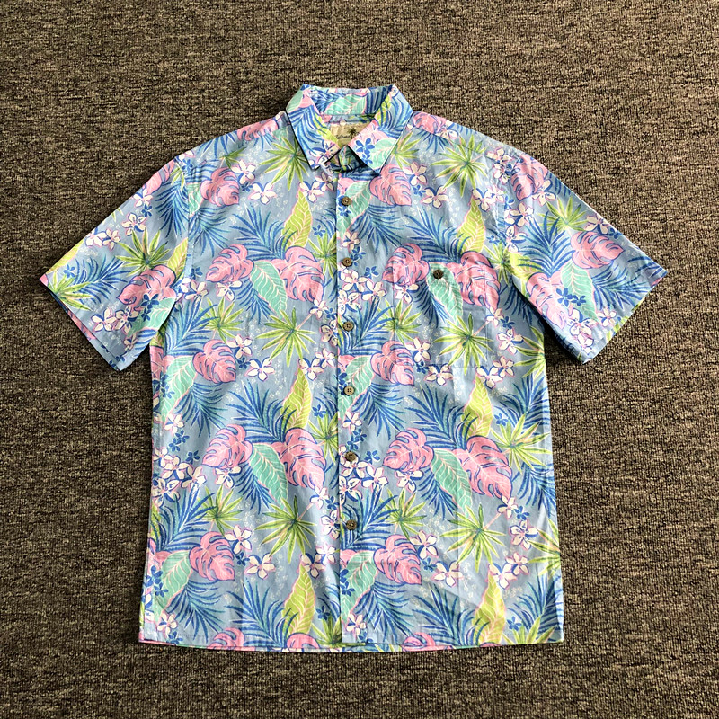 Men Shirt 100% Cotton Beach Hawaii Floral Print Short Sleeve Big Size, Multi
Men Shirt 100% Cotton Beach Hawaii Floral Print Short Sleeve Big Size, Multi