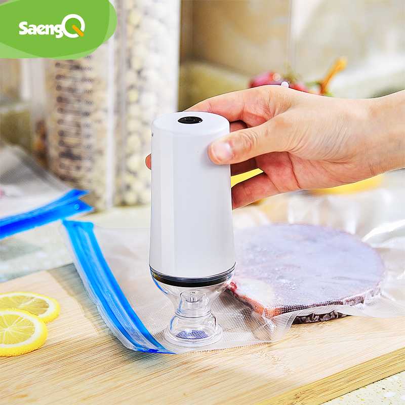 saengQ Handheld Vacuum Sealer Packaging Machine Film Container USB Sealer Vacuum Packer With 6 or 10pcs Zipper Bags
saengQ Handheld Vacuum Sealer Packaging Machine Film Container USB Sealer Vacuum Packer With 6 or 10pcs Zipper Bags