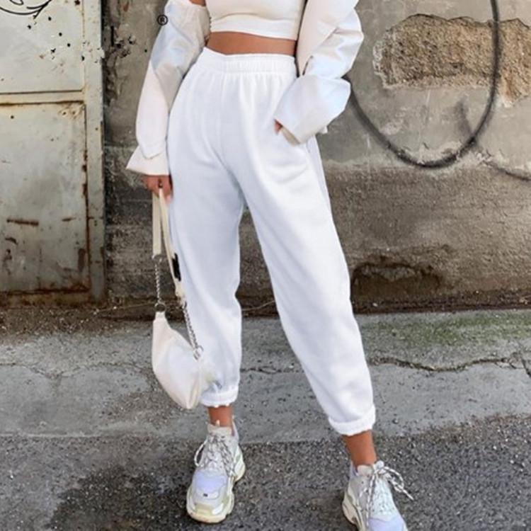 Autumn Wide Leg Pants Women Plus Size Joggers Women Street Style Korean Casual High Waist Pants Sweatpants, Black
Autumn Wide Leg Pants Women Plus Size Joggers Women Street Style Korean Casual High Waist Pants Sweatpants, Black