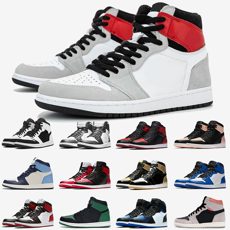 TOP Jumpman 1 mens shoes 1s Basketball Shoes Pine Green Light Smoke Grey Black White OG Crimson Tint Obsidian Hot Selling trainers size 13, White;red
TOP Jumpman 1 mens shoes 1s Basketball Shoes Pine Green Light Smoke Grey Black White OG Crimson Tint Obsidian Hot Selling trainers size 13, White;red