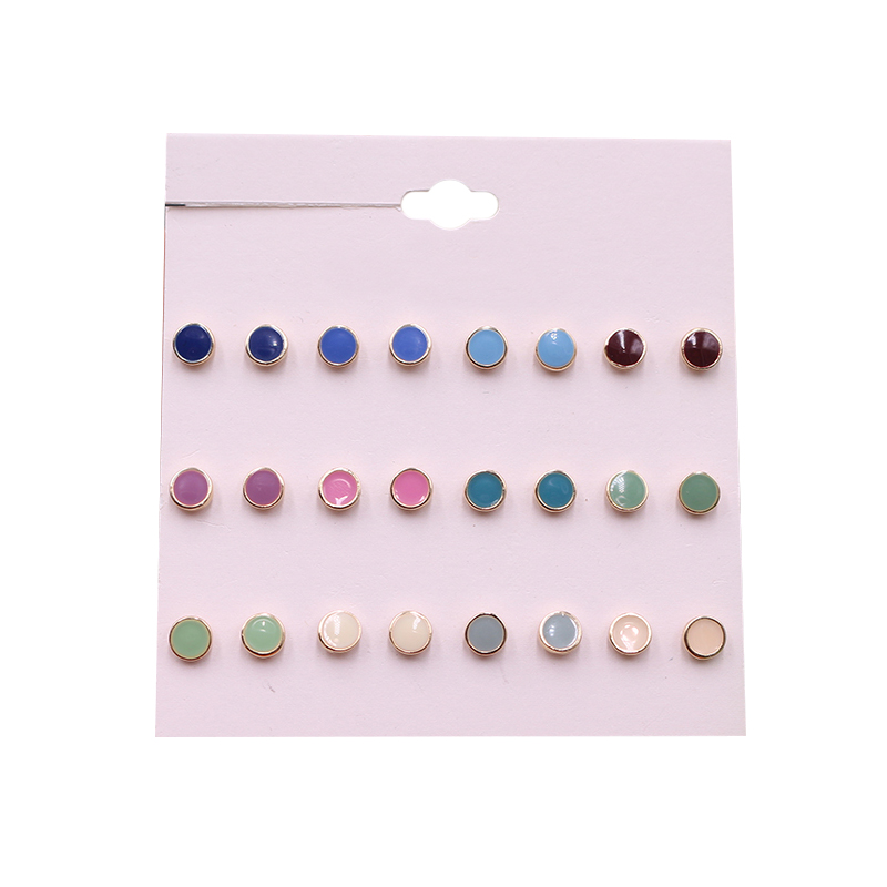 Stud Drop Ship 12Colors Green Pink Purple Enamel Earrings French Elegant Office Lady Mini Circle Round Basic Gifts
Stud Drop Ship 12Colors Green Pink Purple Enamel Earrings French Elegant Office Lady Mini Circle Round Basic Gifts
