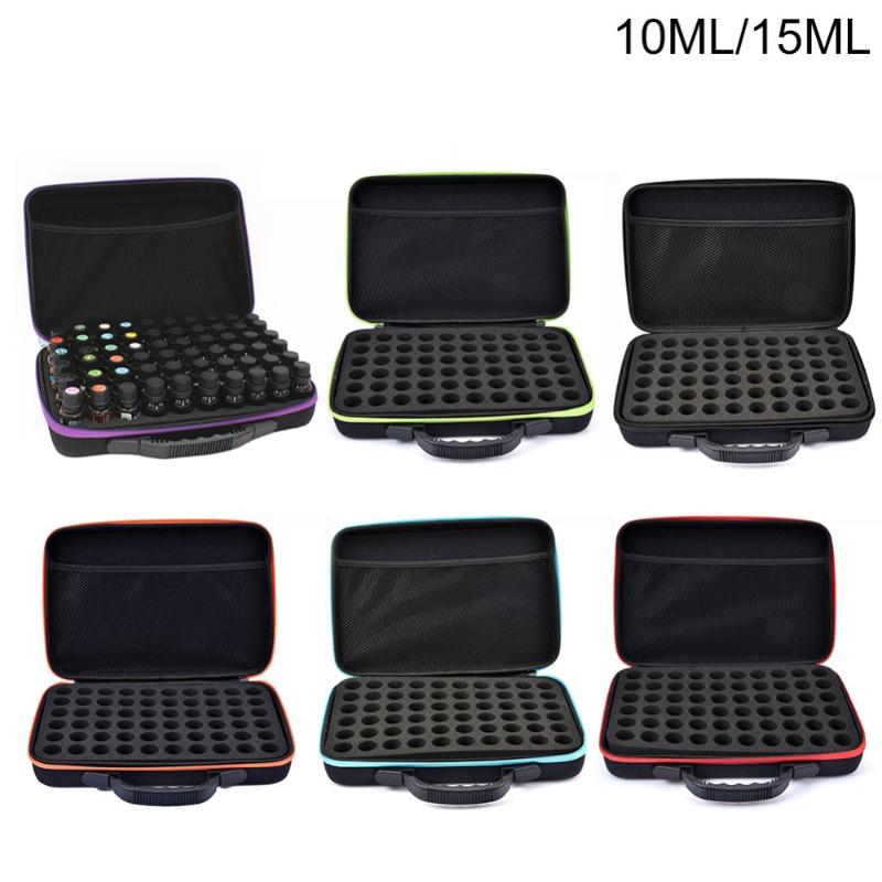 Essential Oil Storage Bag Box 60 Bottles EVA For 15ml Essence Oil Bottles Carrying Case Travel Home Portable Handbag Organizer, Black
Essential Oil Storage Bag Box 60 Bottles EVA For 15ml Essence Oil Bottles Carrying Case Travel Home Portable Handbag Organizer, Black