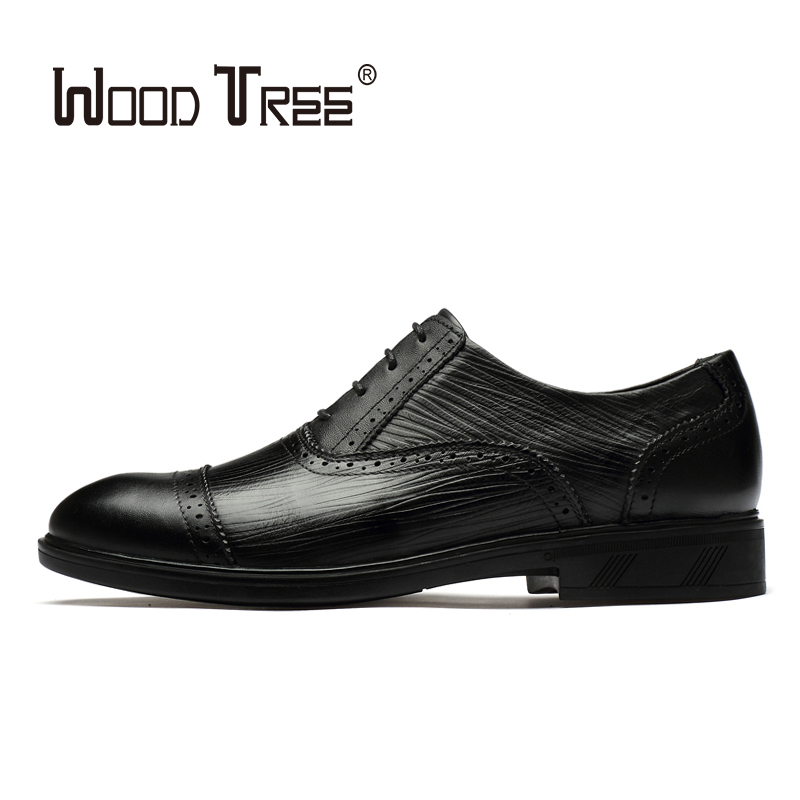 WOODTREE New 2020 Men Dress Shoes Formal Wedding Genuine Leather Shoes Retro Business Office Men's Flats Oxfords For Male, Black 
WOODTREE New 2020 Men Dress Shoes Formal Wedding Genuine Leather Shoes Retro Business Office Men's Flats Oxfords For Male, Black