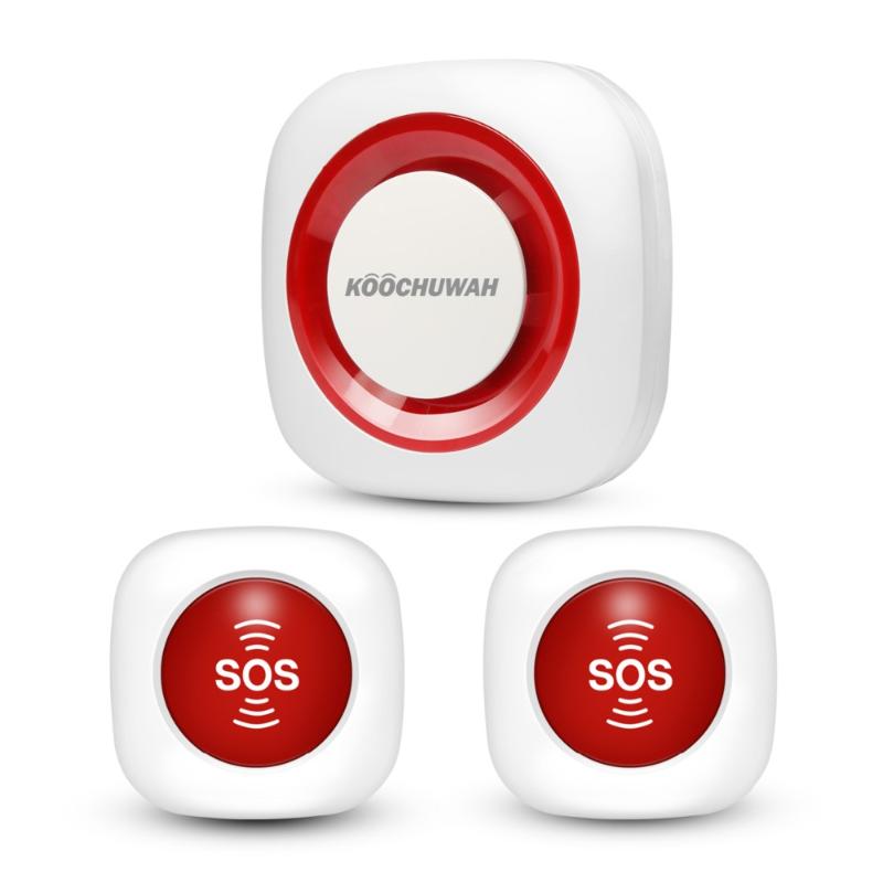 KOOCHUWAH GSM Alarm System SOS Emergency Alarm Wireless Panic Button SMS Elderly Security for Pregnant/Patient/Disabled
KOOCHUWAH GSM Alarm System SOS Emergency Alarm Wireless Panic Button SMS Elderly Security for Pregnant/Patient/Disabled