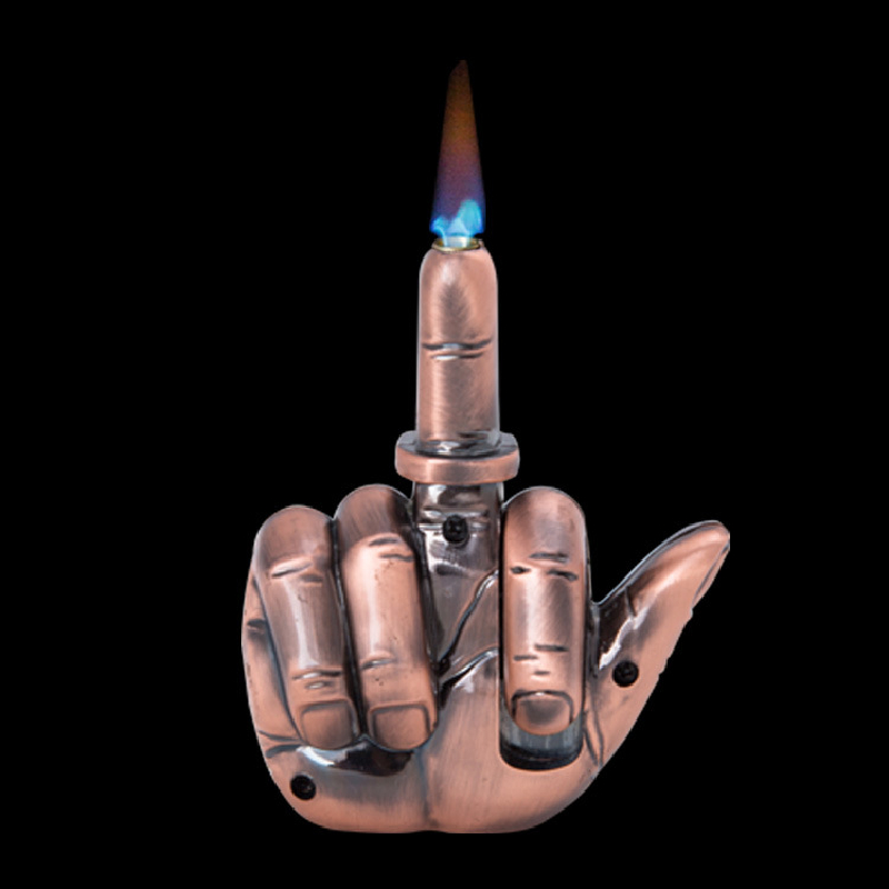 Creative Middle Finger Jet Torch Flint Lighter Metal With Sound Straight Flame Refillable Butane Gas Grinding Wheel Lighter Gadgets For Men
Creative Middle Finger Jet Torch Flint Lighter Metal With Sound Straight Flame Refillable Butane Gas Grinding Wheel Lighter Gadgets For Men
