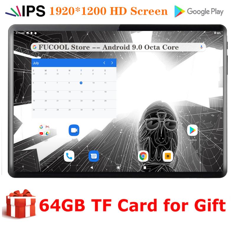 FULCOOL Original 10 inch Tablets 32/64GB Storage Dual SIM 4G LTE WiFi Bluetooth GPS Android 9.0 Tablette PC 1920*1200 IPS+Gifts, Black
FULCOOL Original 10 inch Tablets 32/64GB Storage Dual SIM 4G LTE WiFi Bluetooth GPS Android 9.0 Tablette PC 1920*1200 IPS+Gifts, Black