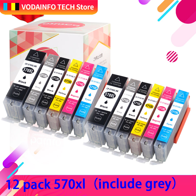 12pcs ink cartridge 570 571 PGI-570 CLI-571 For canon PIXMA MG5750 MG5751 MG5752 MG6850 MG6851 MG6852 TS6050 TS 5051
12pcs ink cartridge 570 571 PGI-570 CLI-571 For canon PIXMA MG5750 MG5751 MG5752 MG6850 MG6851 MG6852 TS6050 TS 5051