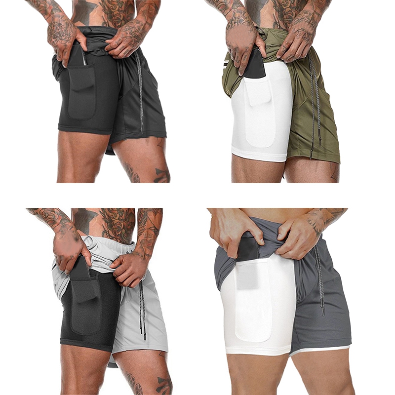 Yoga Pants Men's Running Shorts Sports Pants Double-Layer Quick-Drying Jogging Fitness Shorts, Black
Yoga Pants Men's Running Shorts Sports Pants Double-Layer Quick-Drying Jogging Fitness Shorts, Black