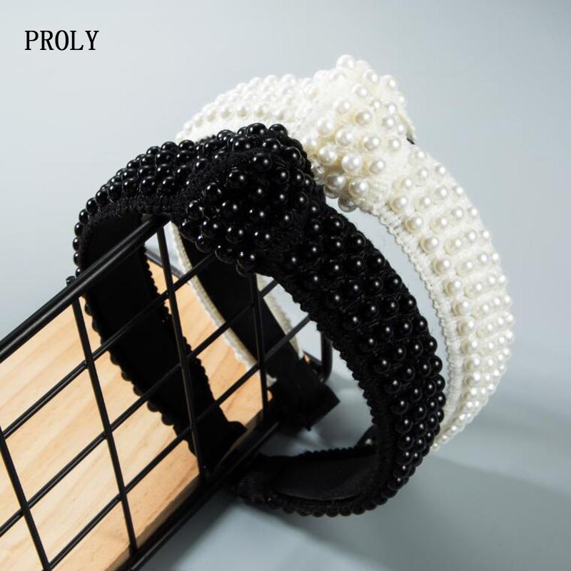 PROLY New Fashion Women Hair Accessories Pearls Headband For Adult Center Knot Casual Turban Autumn Hairband Wholesale
PROLY New Fashion Women Hair Accessories Pearls Headband For Adult Center Knot Casual Turban Autumn Hairband Wholesale