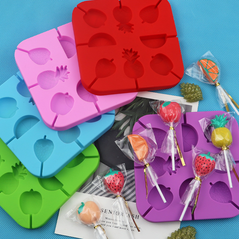 Good material 8 grid fruit shape silicone mold lollipop mold QQ candy fudge sugar art chocolate cake DIY easy demolding
Good material 8 grid fruit shape silicone mold lollipop mold QQ candy fudge sugar art chocolate cake DIY easy demolding