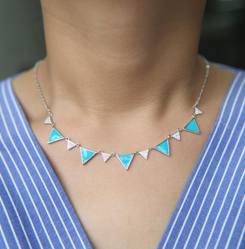 2020 spring fashion triangle enamel blue charm necklace gold silver color plated for women short choker wedding jewelry gift
2020 spring fashion triangle enamel blue charm necklace gold silver color plated for women short choker wedding jewelry gift