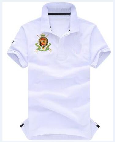 American Fashion Men Polo Shirts Big Horse Embroidery Short Sleeve Cotton Solid Polos Classic Sport T-Shirt Tops Yellow White Blue S-XXL, Orange
American Fashion Men Polo Shirts Big Horse Embroidery Short Sleeve Cotton Solid Polos Classic Sport T-Shirt Tops Yellow White Blue S-XXL, Orange