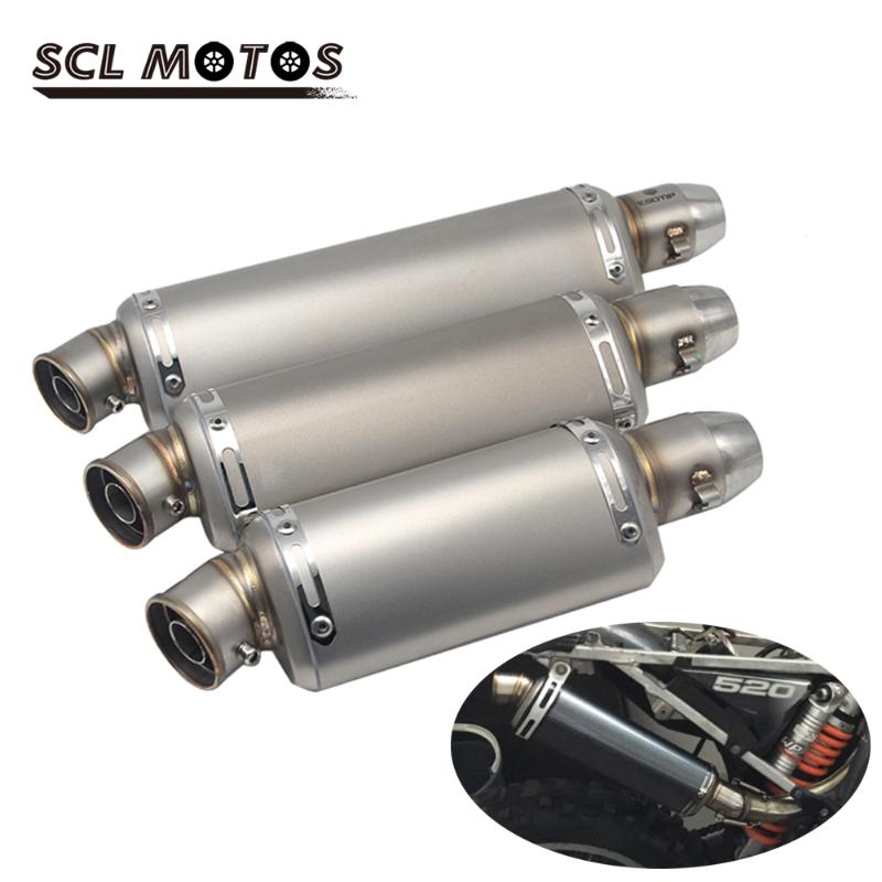 SCL MOTOS Motorcycle 310mm 370mm 440mm Modified Exhaust Pipe Muffler Slip-on Escape Moto For Dirt Bike Scooter Motorbike
SCL MOTOS Motorcycle 310mm 370mm 440mm Modified Exhaust Pipe Muffler Slip-on Escape Moto For Dirt Bike Scooter Motorbike