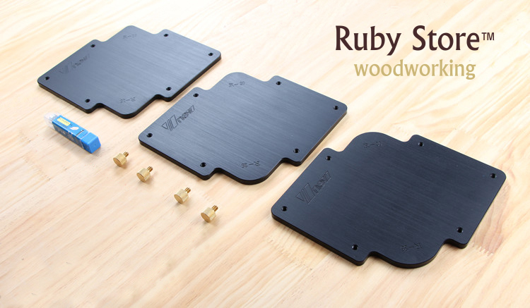 1PC R10 x R15 and R20 x R25 and R30 R35 Corner Jig Template For Router/Trimmer + 1PC 1/4" Router Bit with Double Bearings 
1PC R10 x R15 and R20 x R25 and R30 R35 Corner Jig Template For Router/Trimmer + 1PC 1/4" Router Bit with Double Bearings