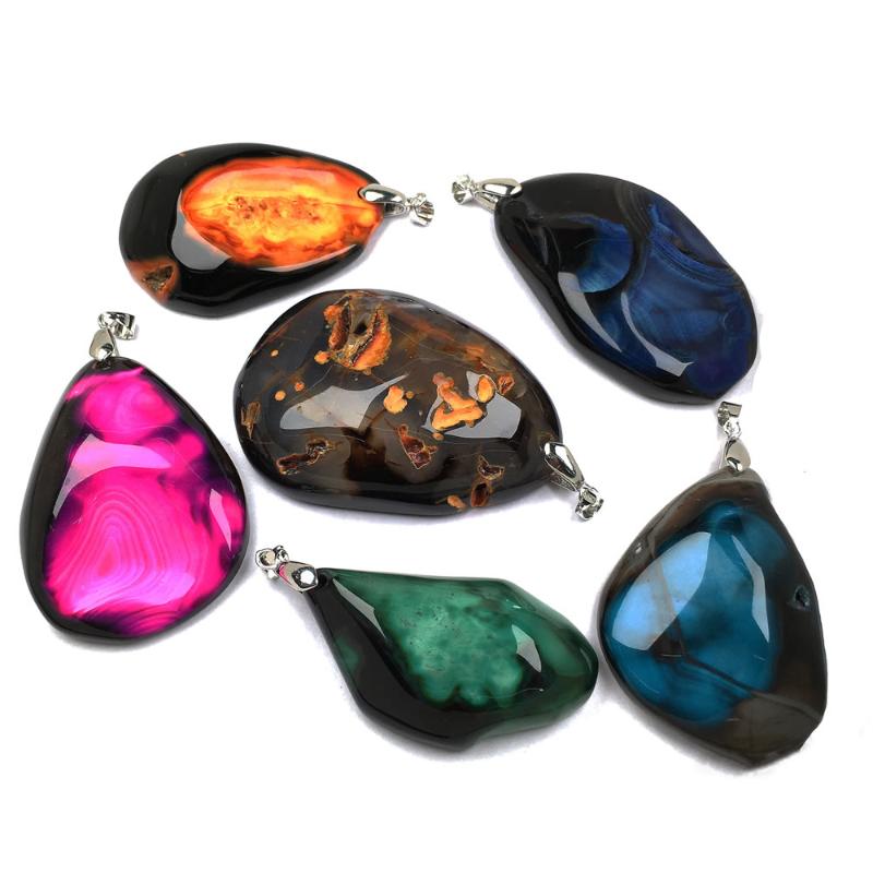 Natural Stone Agates Pendant irregular shape charms for Jewelry making DIY Necklaces Accessories Reiki Healing Jewellery Gift
Natural Stone Agates Pendant irregular shape charms for Jewelry making DIY Necklaces Accessories Reiki Healing Jewellery Gift
