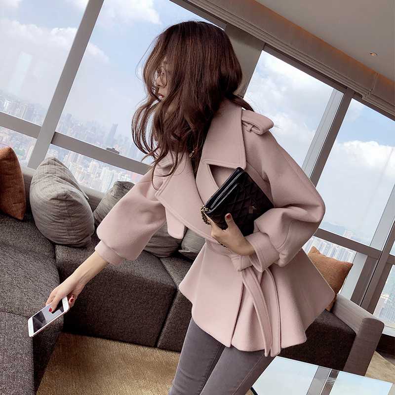 2020 Winter woman Turn Down Collar Slim Elegant Jackets Lantern Sleeve female short Blends Coat MX17C9514, Pink
2020 Winter woman Turn Down Collar Slim Elegant Jackets Lantern Sleeve female short Blends Coat MX17C9514, Pink