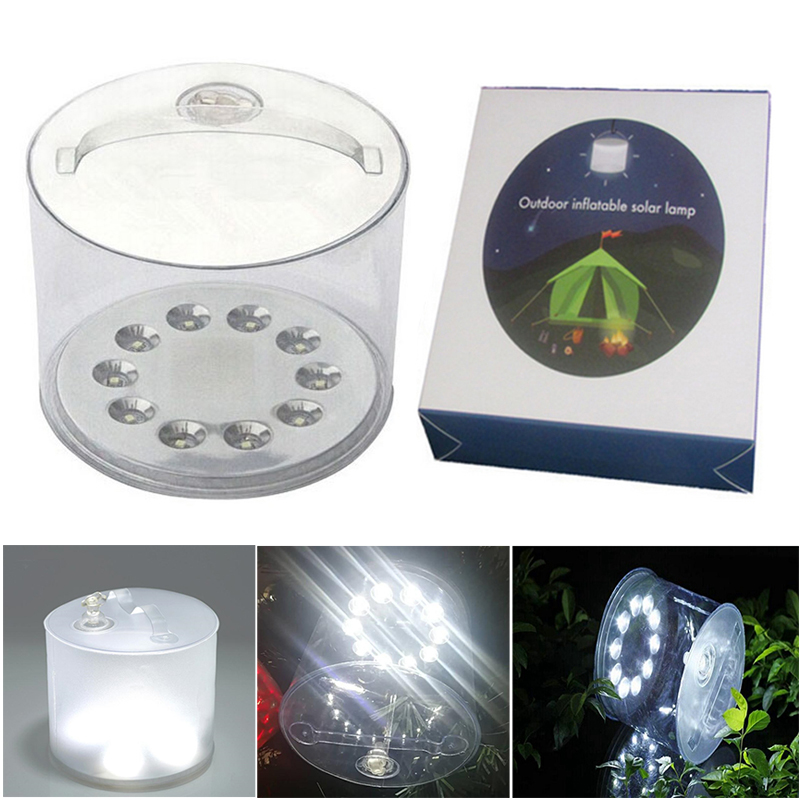 Inflatable Solar Lamps Portable Outdoor Waterproof Lantern Camping Emergency led lights Garden Yard Transparent Frosted lighting
Inflatable Solar Lamps Portable Outdoor Waterproof Lantern Camping Emergency led lights Garden Yard Transparent Frosted lighting