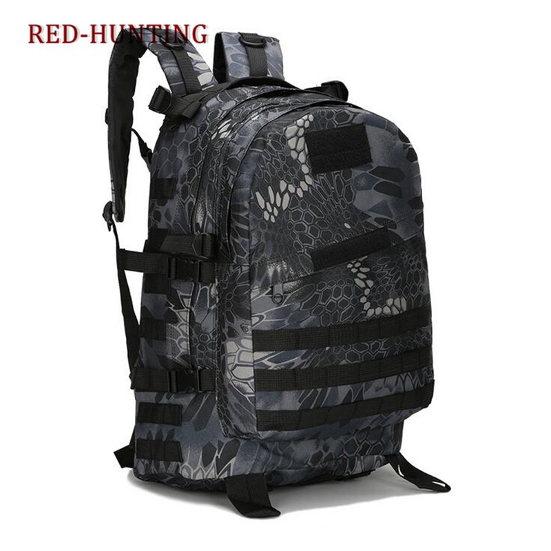 40L Tactical Backpack Army Climbing Hiking Bag Rucksack Outdoor Camping Hunting Trekking Camouflage Bag, Black
40L Tactical Backpack Army Climbing Hiking Bag Rucksack Outdoor Camping Hunting Trekking Camouflage Bag, Black