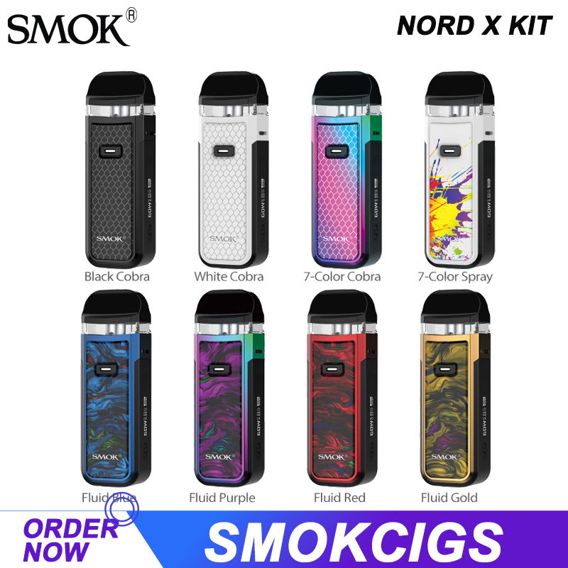SMOK Nord X Pod Vape Kit 1500mAh battery 6ML RPM 2 Pod Cartridge RPM2 Mesh MTL Coil Electronic Cigarette Vaporizer VS Nord 2, Standard edition
SMOK Nord X Pod Vape Kit 1500mAh battery 6ML RPM 2 Pod Cartridge RPM2 Mesh MTL Coil Electronic Cigarette Vaporizer VS Nord 2, Standard edition