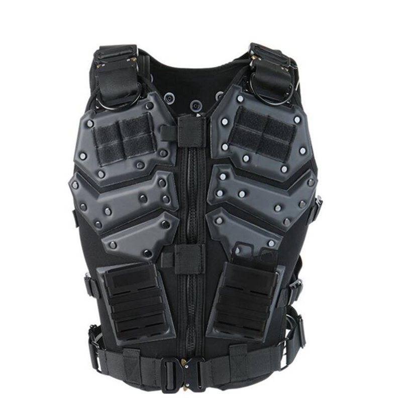 Tactical Vest Molle Outdoor Game Clothing Hunting Vest Combat Body Armor with 5.56 Magazine Pouches, Black
Tactical Vest Molle Outdoor Game Clothing Hunting Vest Combat Body Armor with 5.56 Magazine Pouches, Black